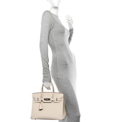 Hermes Epsom Birkin 30 Craie 2 of 13