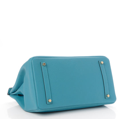 Hermes Togo Birkin 35 Turquoise 6 of 32