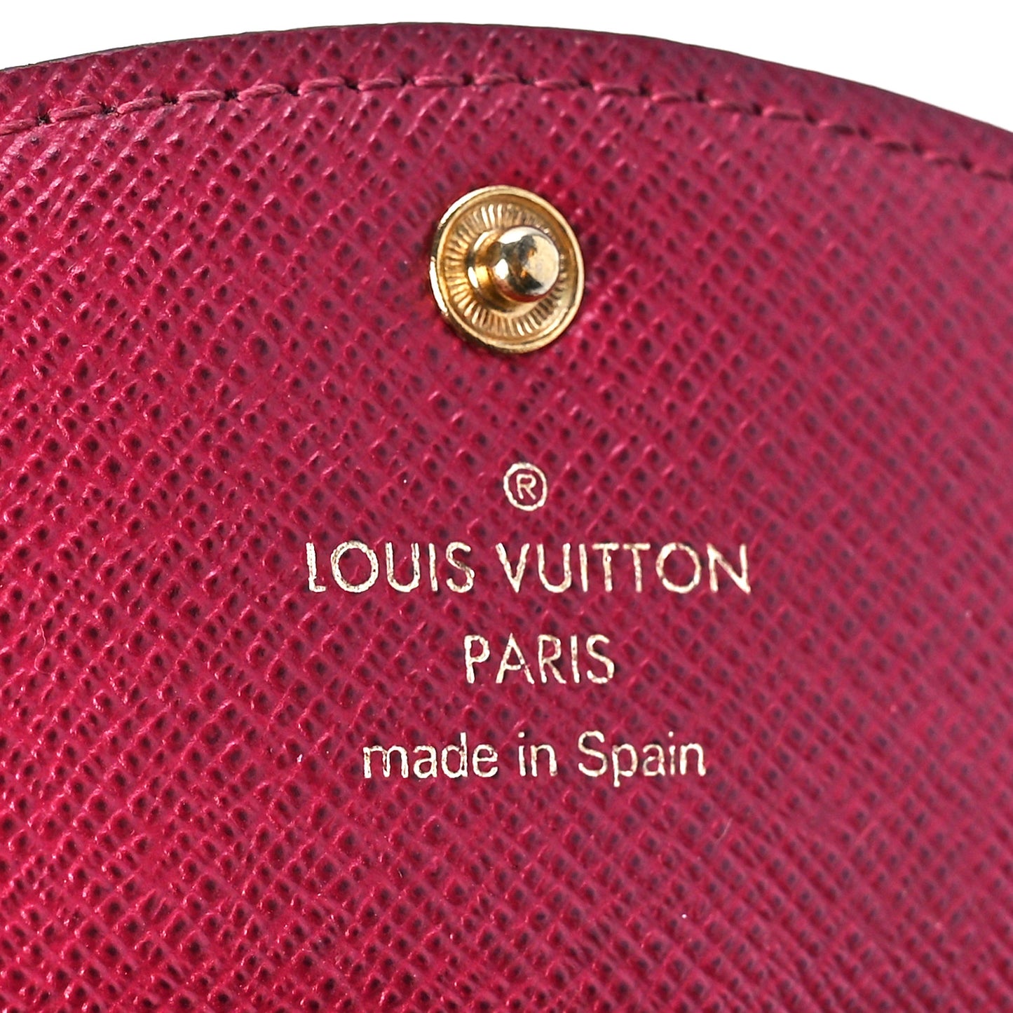 Monogram Rosalie Coin Purse Fuchsia
