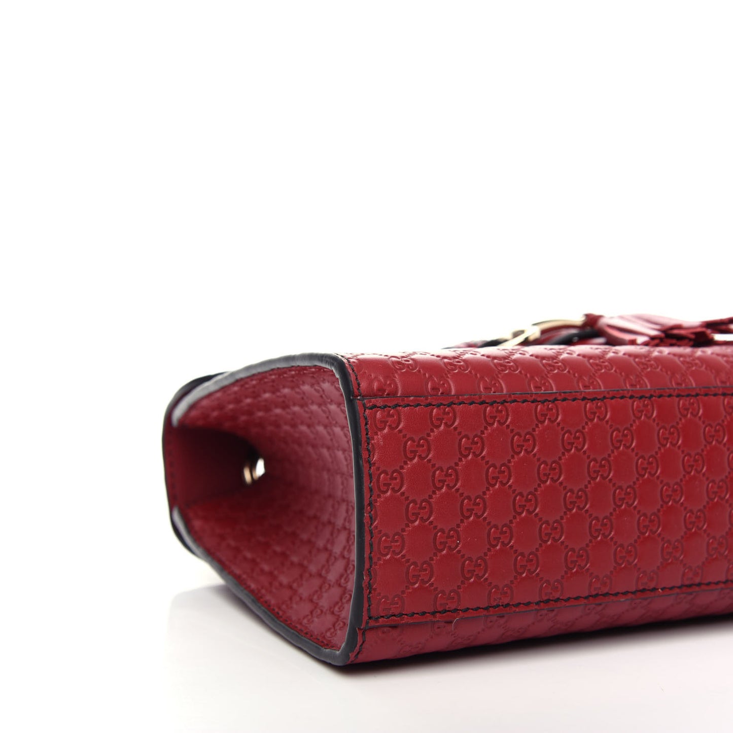 Microguccissima Medium Emily Chain Shoulder Bag Red