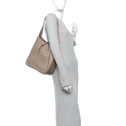 Saint Laurent Supple Calfskin Large Le 5 A 7 Soft Hobo Dusty Grey 2 of 11