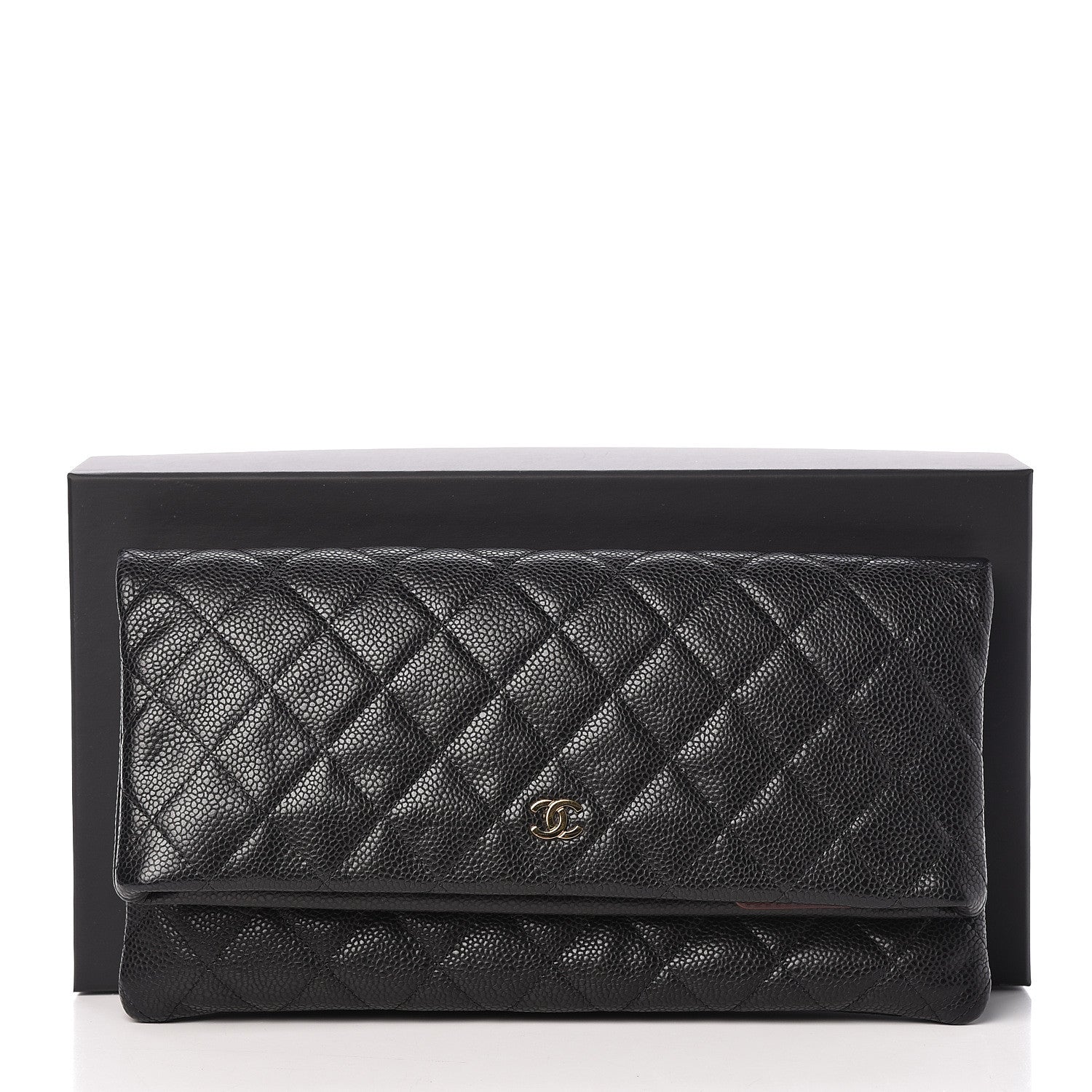 Chanel Caviar Quilted CC Beauty Clutch Black 9 of 9