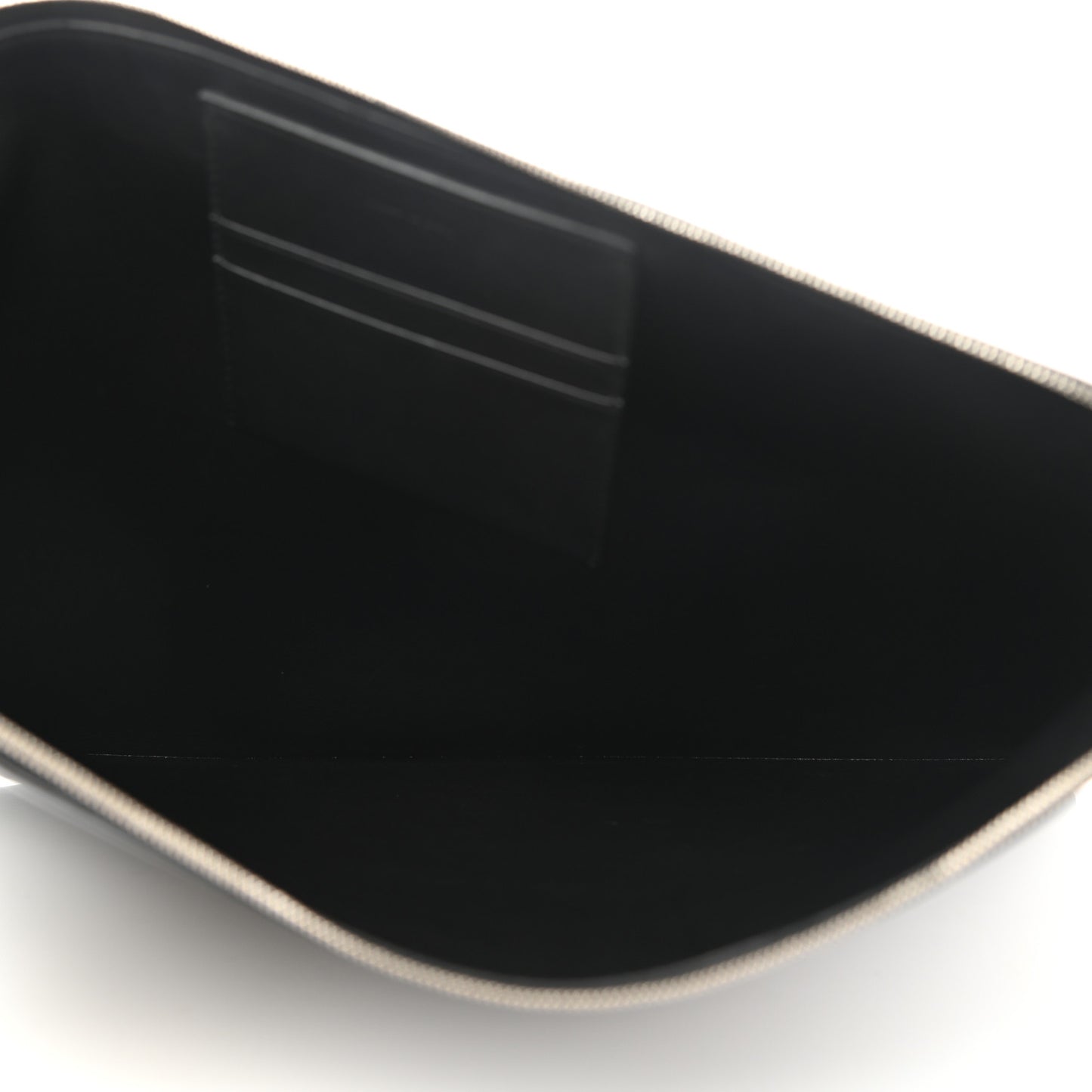 Calfskin Large Made In Clutch Pouch Black