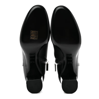 Saint Laurent Nappa Vendome Loulou Ankle Zip Boot 37.5 Black 6 of 9
