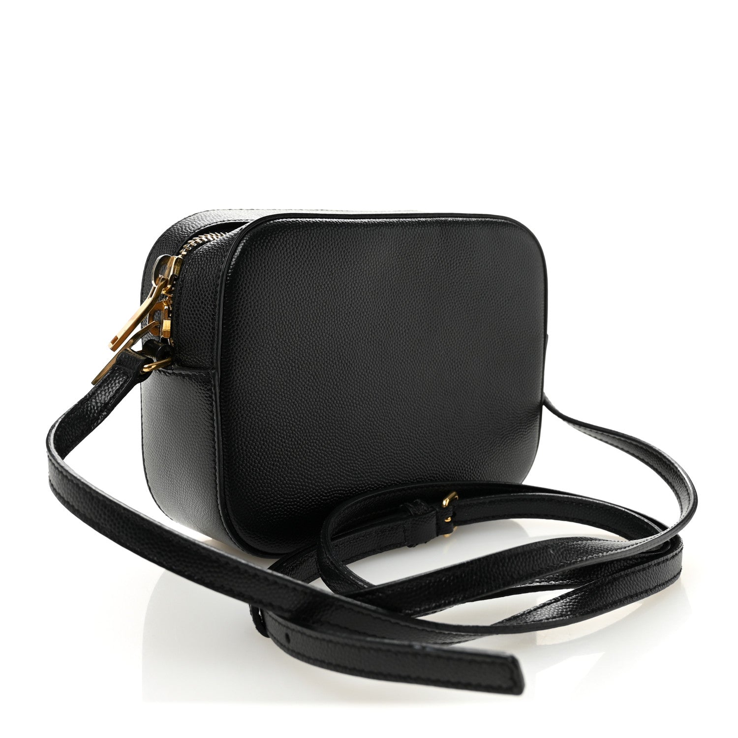 Saint Laurent Grain De Poudre Small Classic Monogram Camera Bag Black 3 of 11