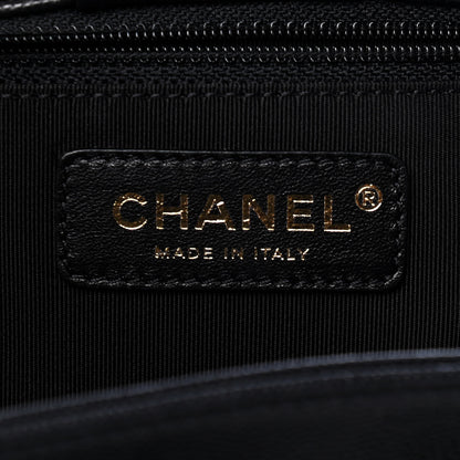 Chanel Caviar Quilted In Out Flap Shopping Tote Black 5 of 6