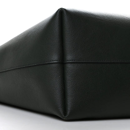Saint Laurent Calfskin Large Shopping Tote Dark Green 11 of 13