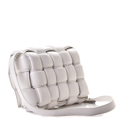 Bottega Veneta Nappa Maxi Intreccio Padded Cassette Crossbody Bag Chalk 2 of 5