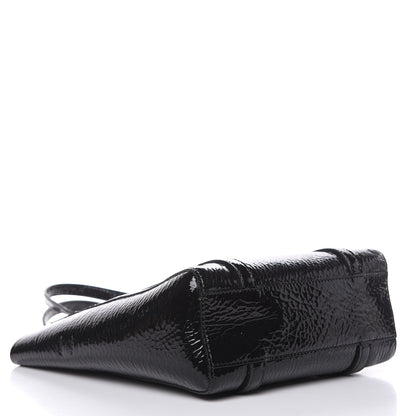 Balenciaga Textured Patent Calfskin XXS Everyday Tote Black 4 of 9