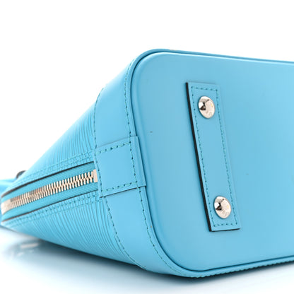Louis Vuitton Epi Jacquard Alma BB Turquoise 8 of 9