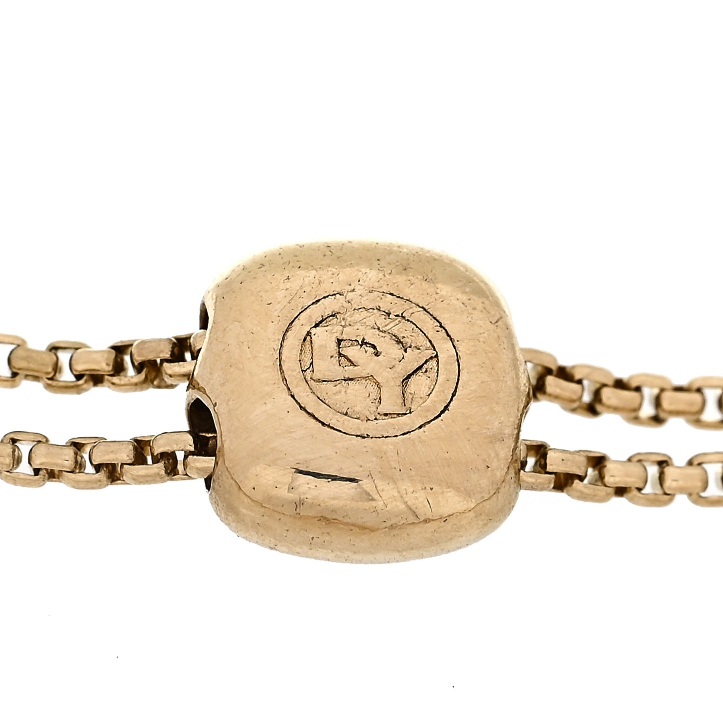18K Yellow Gold Diamond Starburst Station Chain Bracelet
