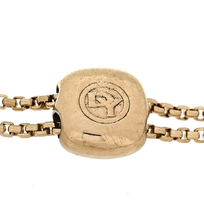 David Yurman 18K Yellow Gold Diamond Starburst Station Chain Bracelet 4 of 4