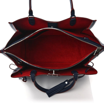 Louis Vuitton Calfskin Lockmeto Marine Rouge 5 of 8