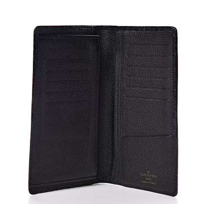 Louis Vuitton Crocodile Brazza Wallet Black 5 of 8