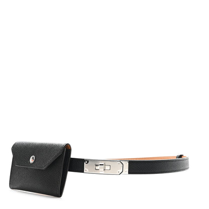 Hermes Epsom Kelly Pocket Belt Black 1 of 6
