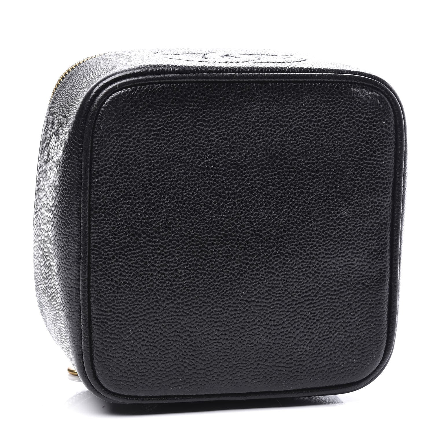 Chanel Caviar CC Vanity Cosmetic Case Black 3 of 11