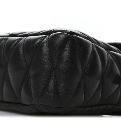 Miu Miu Nappa Matelasse Biker Shoulder Bag Black 11 of 11