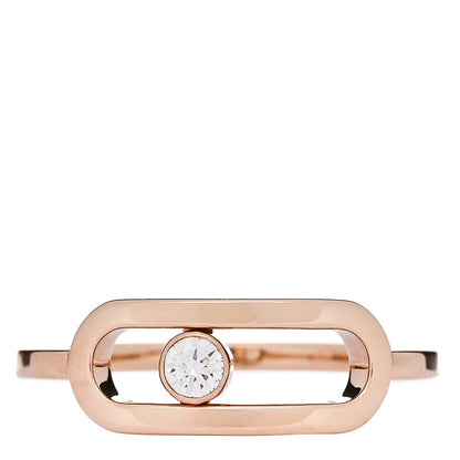 Messika 18K Rose Gold Diamond Large Move Uno Ring 48 4.5 1 of 6