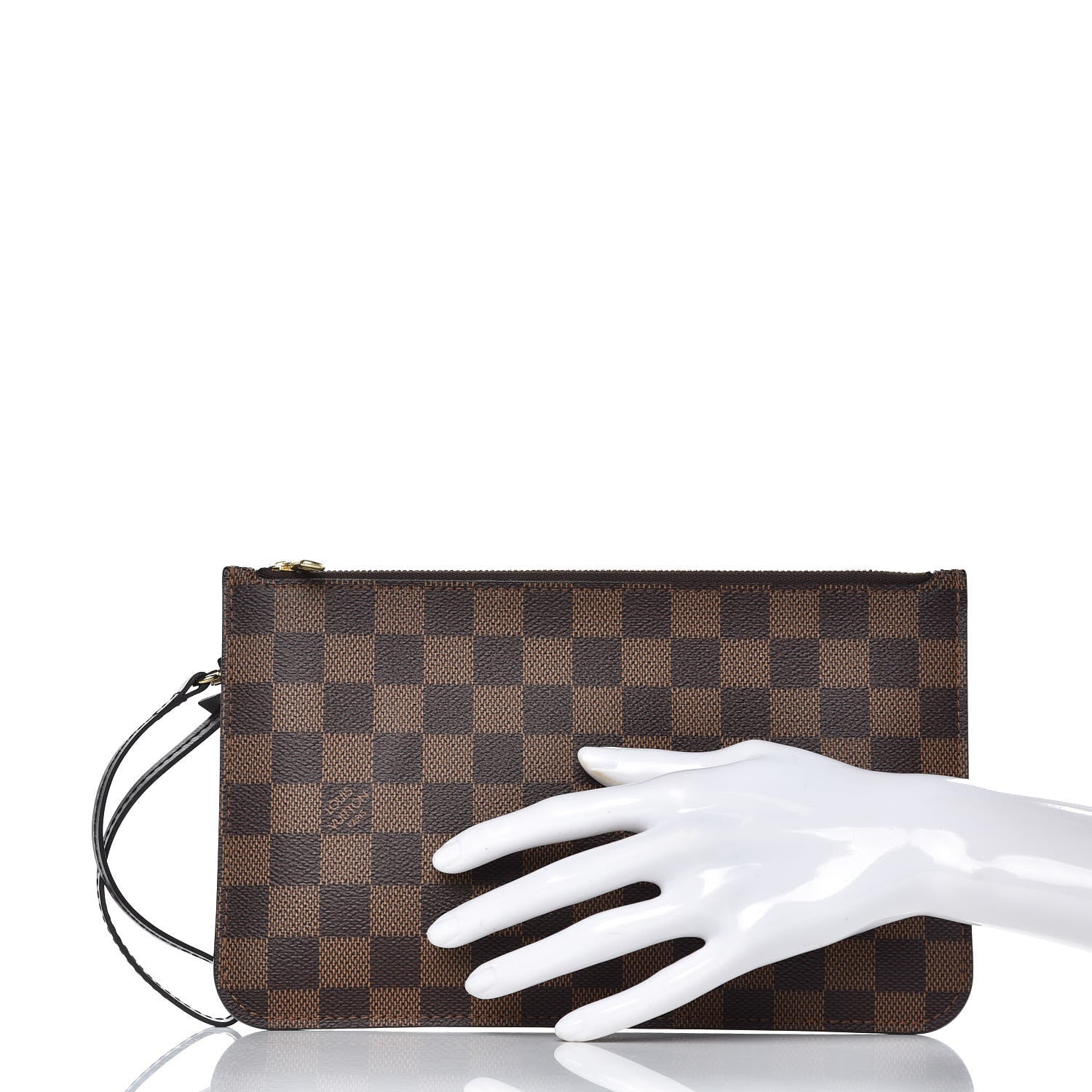 Louis Vuitton Damier Ebene Neverfull MM GM Pochette 2 of 8