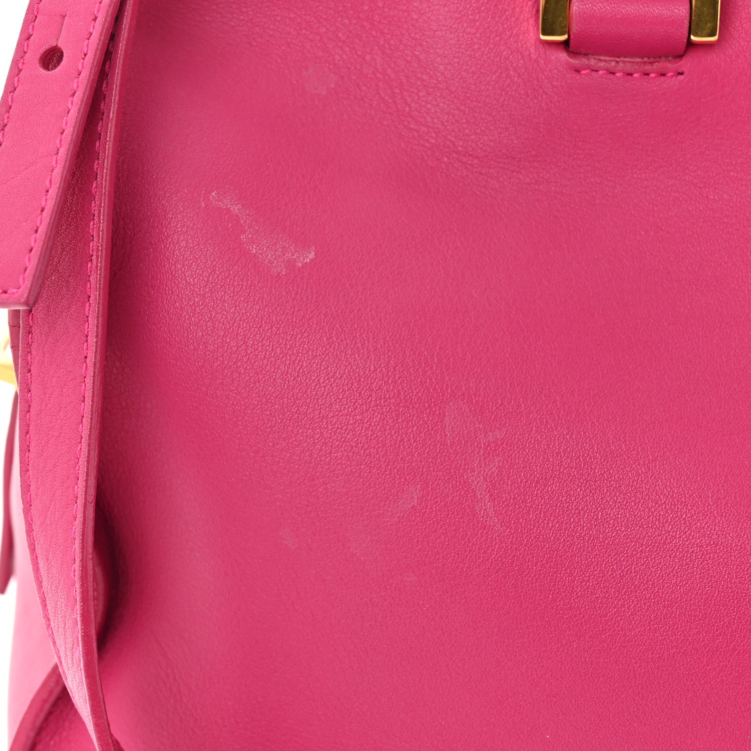Saint Laurent Calfskin Small Classic Y Cabas Fuchsia 14 of 14