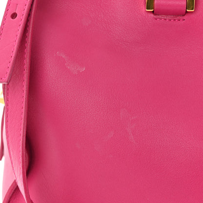 Saint Laurent Calfskin Small Classic Y Cabas Fuchsia 14 of 14