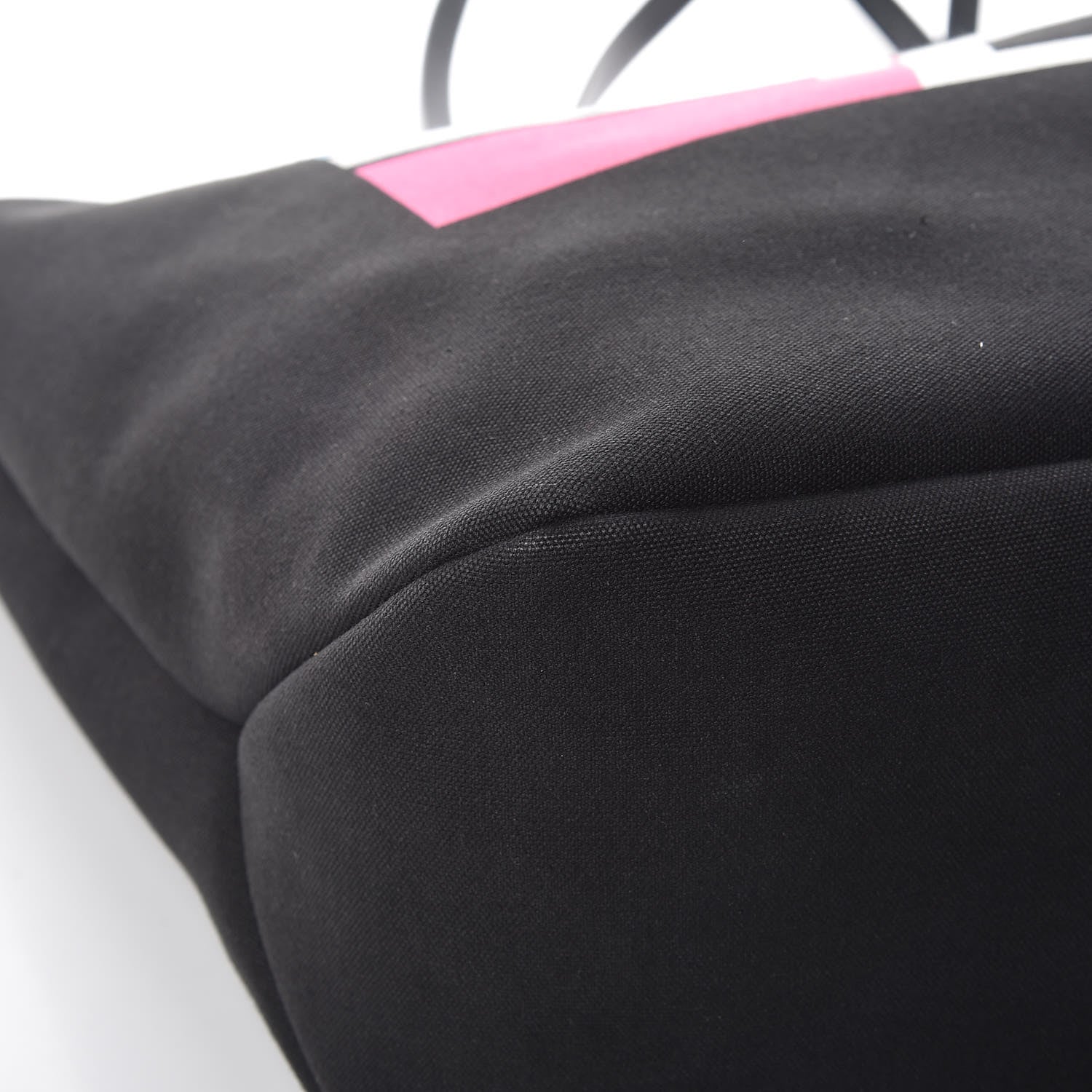 Prada Canapa Racing Logo Shopping Tote Black Azzurro 12 of 14