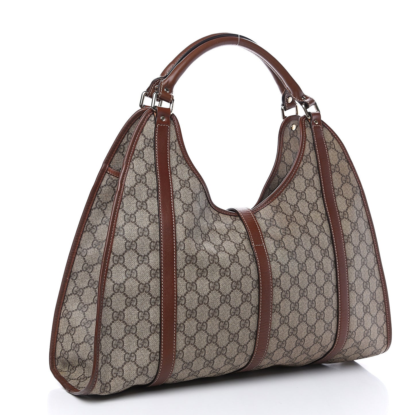 GG Plus Monogram Large Joy Shoulder Bag Brown