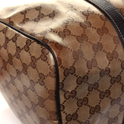 Gucci Crystal Monogram Medium Joy Boston Dark Brown 10 of 11