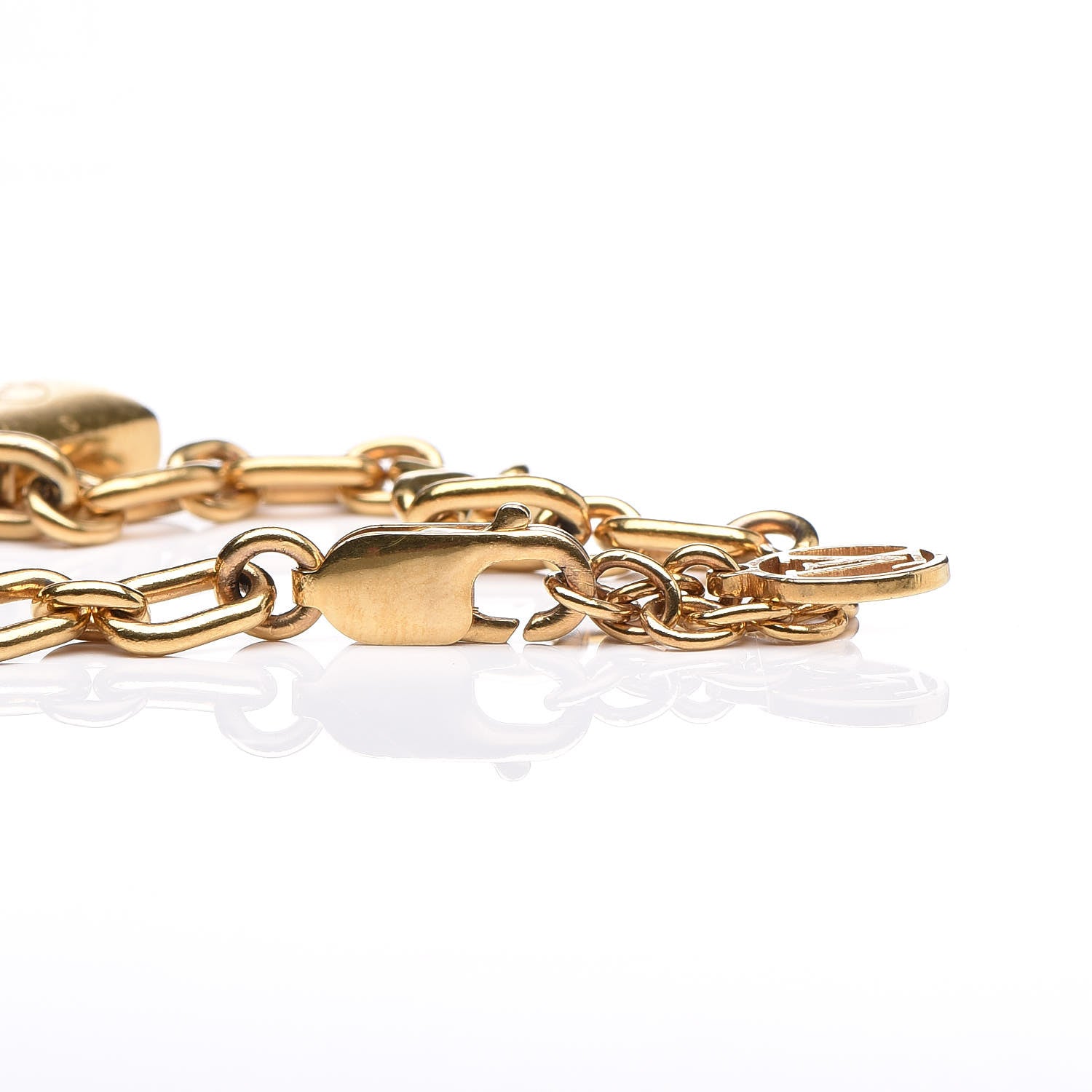 Louis Vuitton Lock It Bracelet Gold 4 of 7