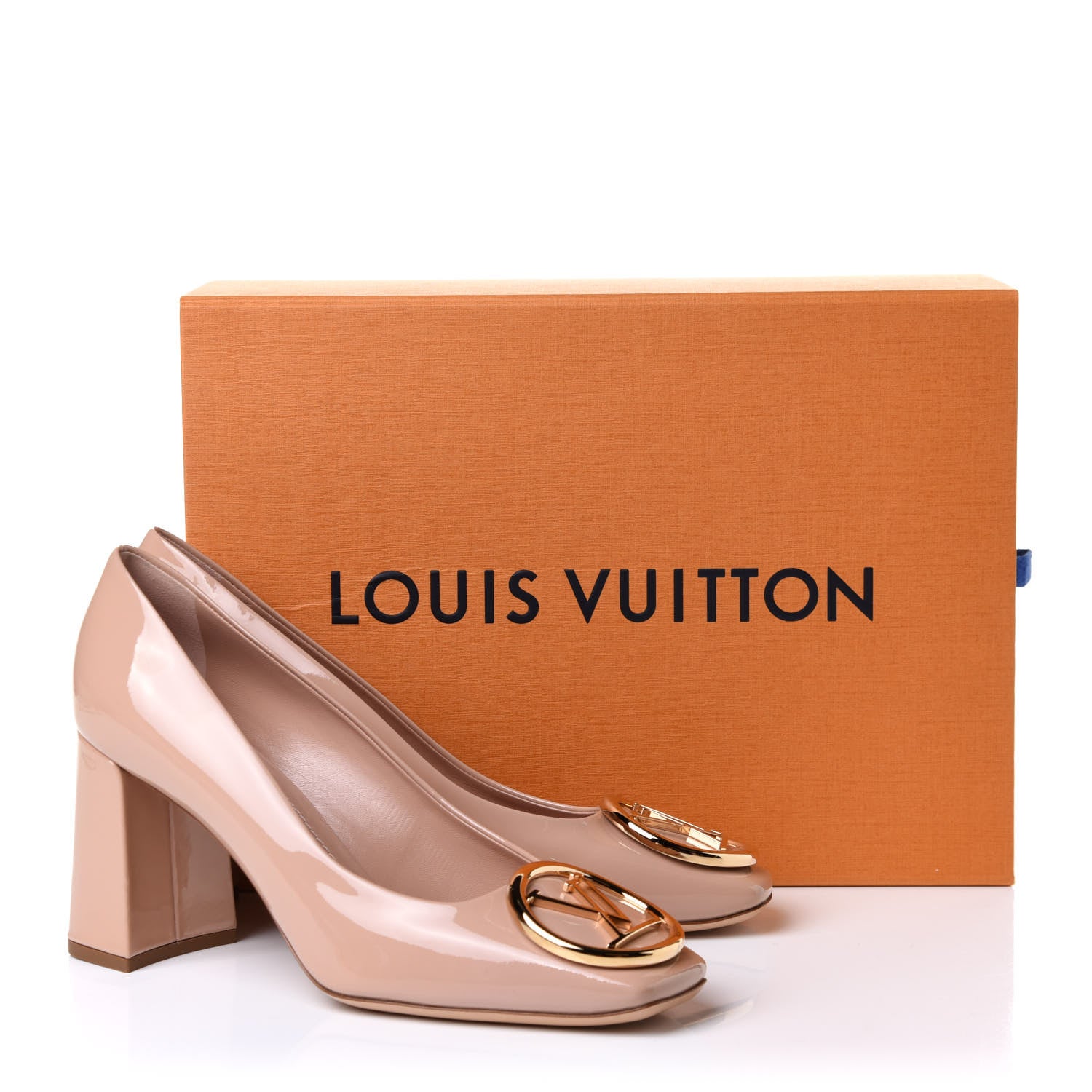 Louis Vuitton Patent Calfskin Madeleine Pumps 38.5 Blush 11 of 11