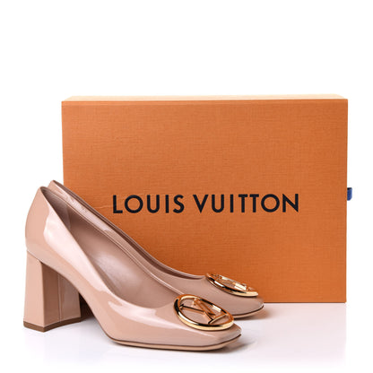 Louis Vuitton Patent Calfskin Madeleine Pumps 38.5 Blush 11 of 11