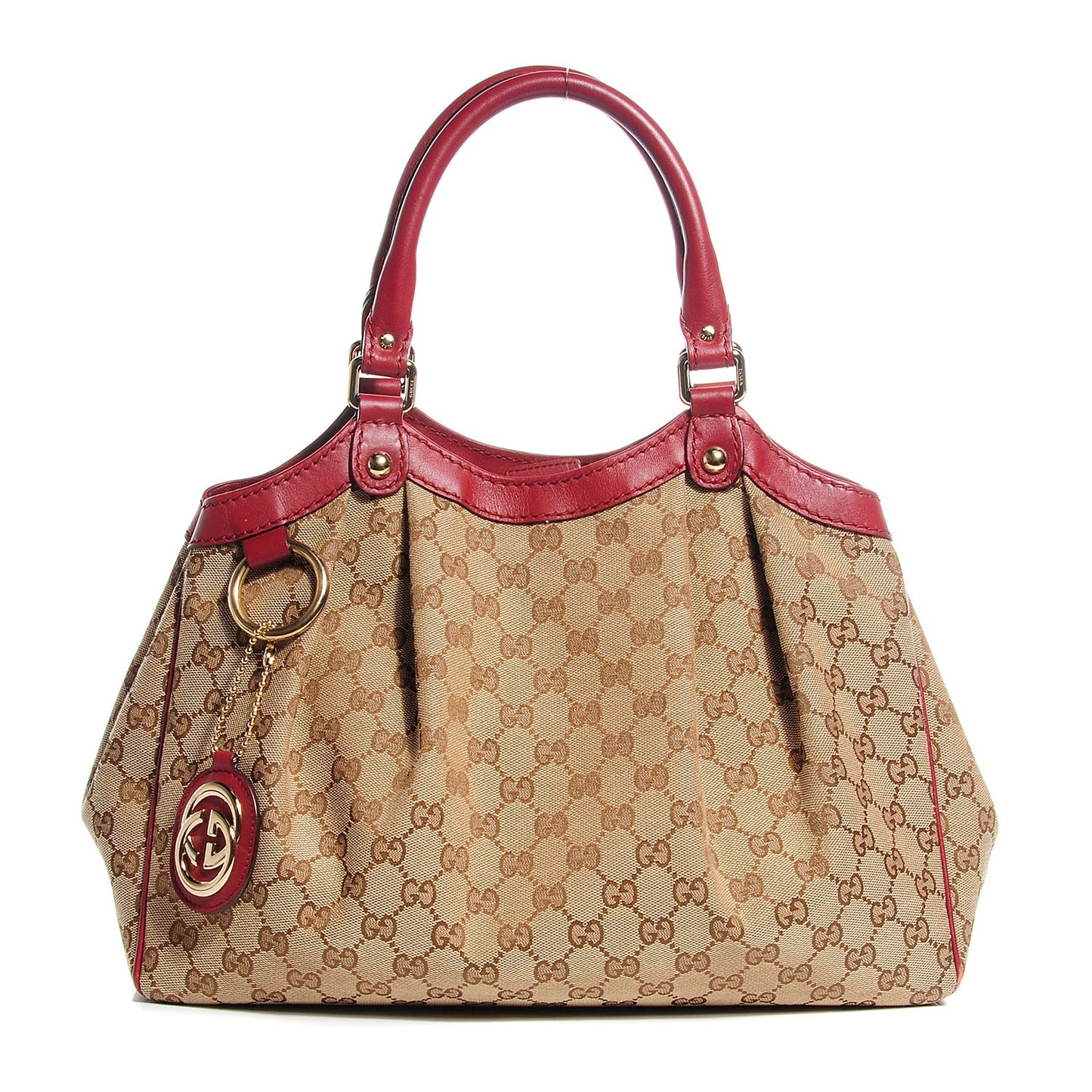 Monogram Medium Sukey Tote Cherry