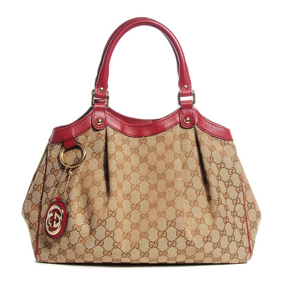 Gucci Monogram Medium Sukey Tote Cherry 1 of 7