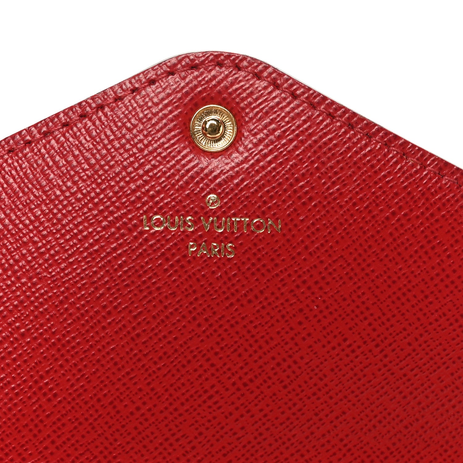 Louis Vuitton Damier Ebene Josephine Wallet Red 6 of 8