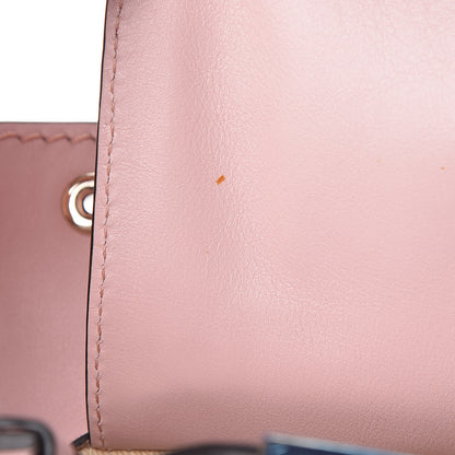 Valentino Garavani Vitello Mini Rockstud Tote Water Rose 13 of 14