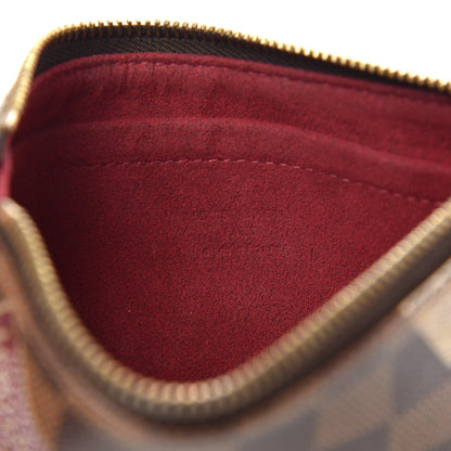 Louis Vuitton Damier Ebene Trunks Labels Pochette Milla MM 6 of 11