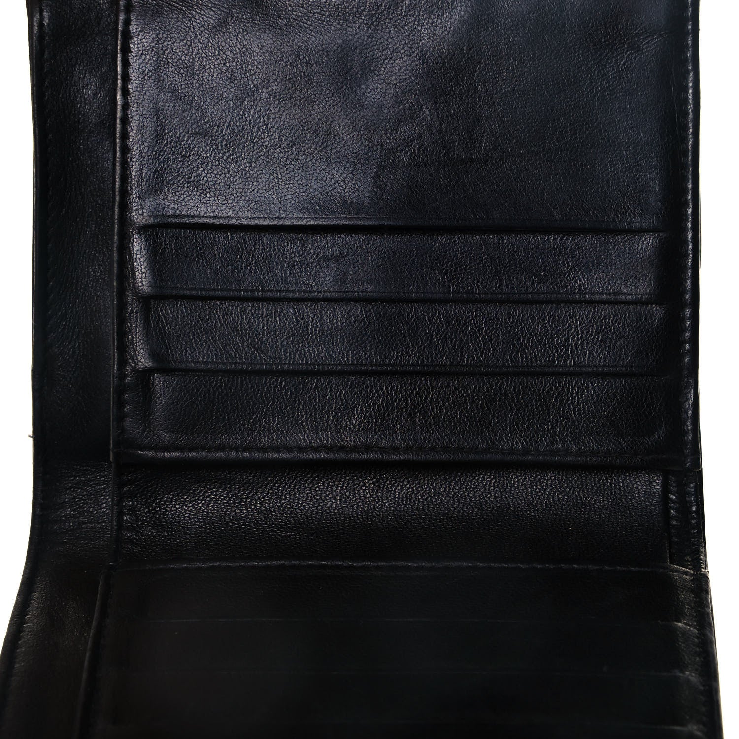 Chanel Patent Timeless CC Compact French Wallet Black 13 of 15