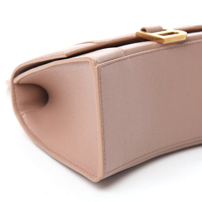 Balenciaga Grained Calfskin Small Hourglass Top Handle Bag Nude Beige 6 of 9