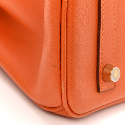 Hermes Epsom Birkin 30 Orange 13 of 17