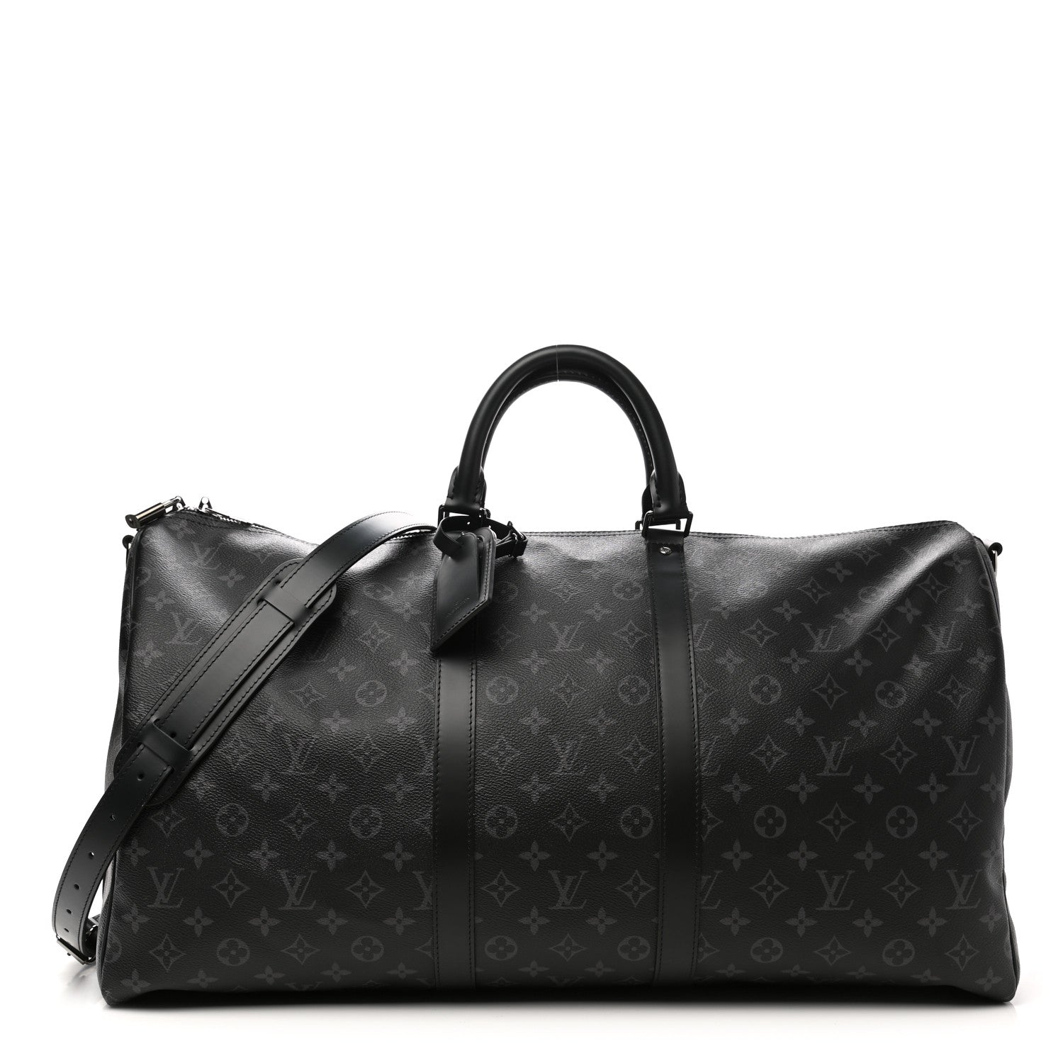 Louis Vuitton Monogram Eclipse Keepall Bandouliere 55 1 of 9