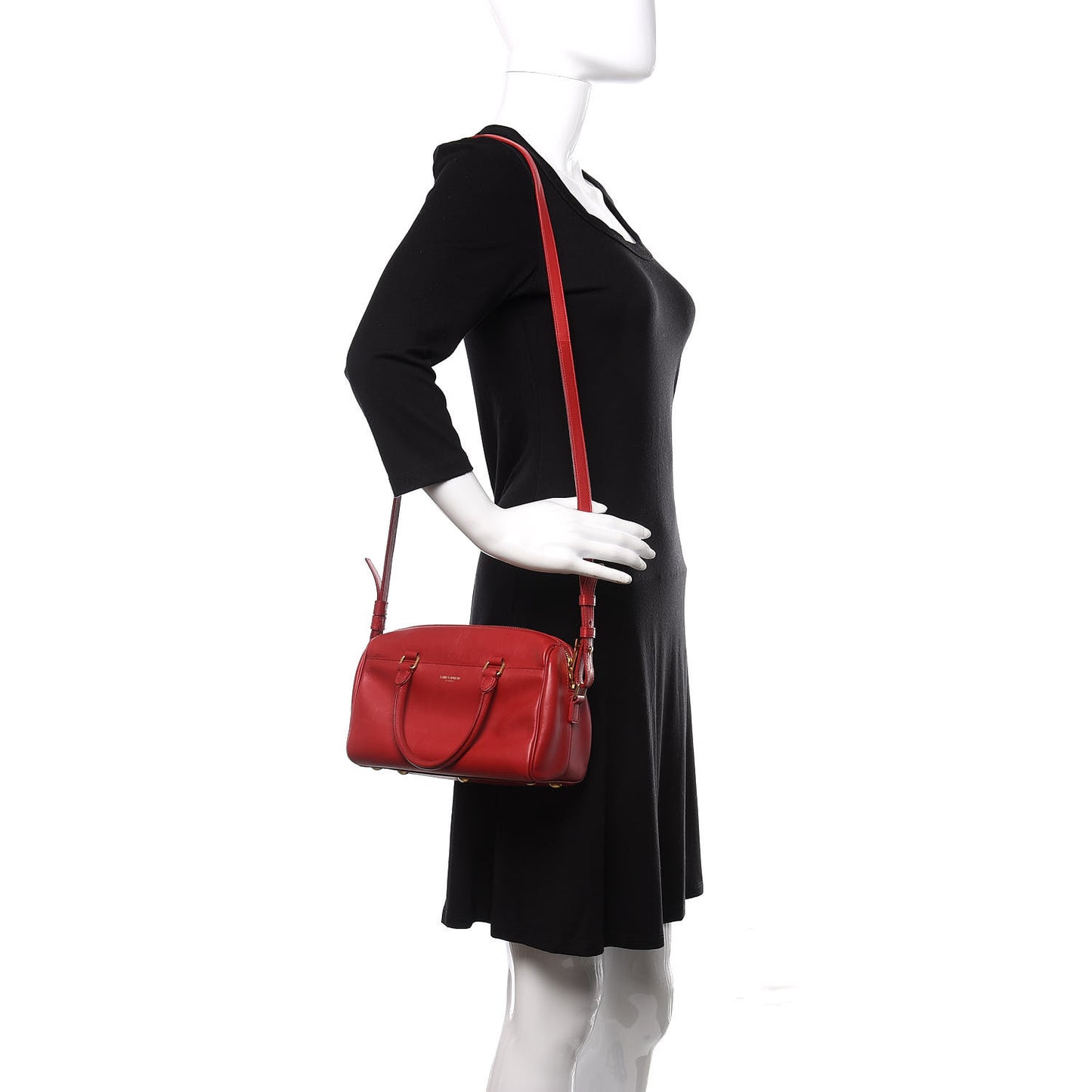 Calfskin Classic Baby Duffle Red