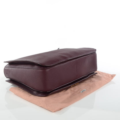 Miu Miu Goatskin Madras Tote Ribes 4 of 9