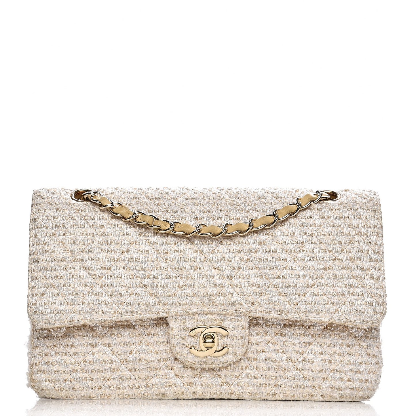 Tweed Medium Double Flap Multicolor