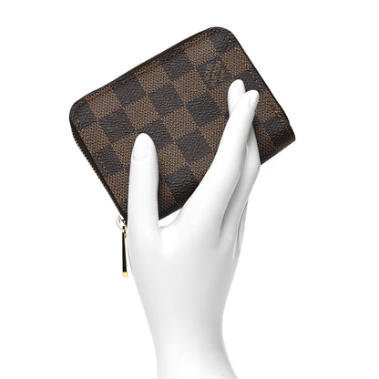 Louis Vuitton Damier Ebene Zippy Coin Purse 2 of 9