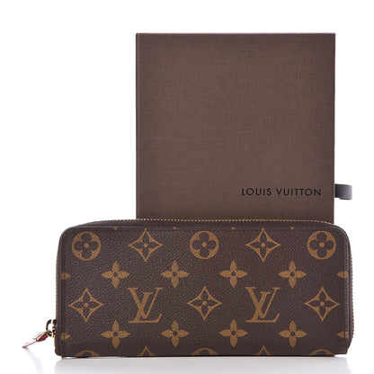 Louis Vuitton Monogram Clemence Wallet Fuchsia 7 of 7