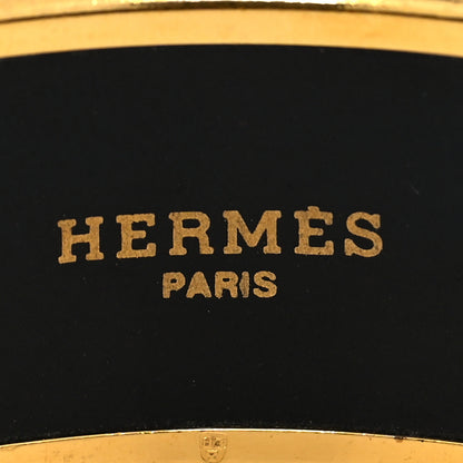 Hermes Enamel Printed Grand Apparat Wide Bracelet 65 4 of 5