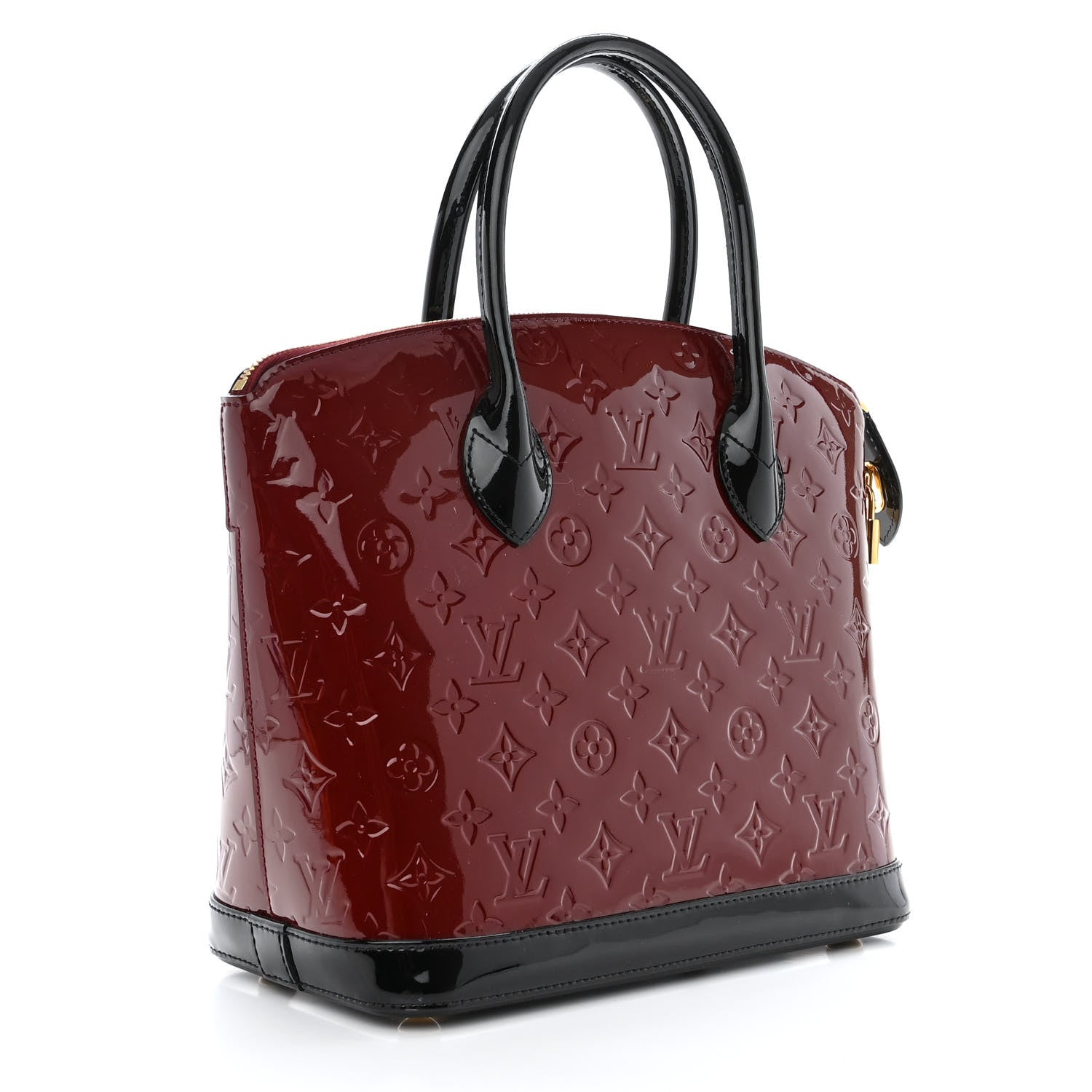 Louis Vuitton Vernis Lockit PM Griotte 3 of 12