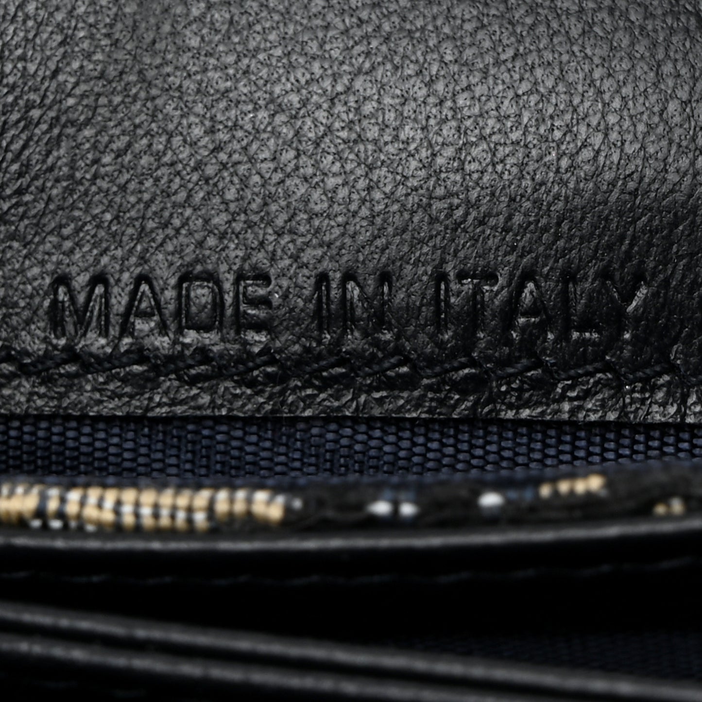 Oblique Saddle 5-Gusset Card Holder Blue
