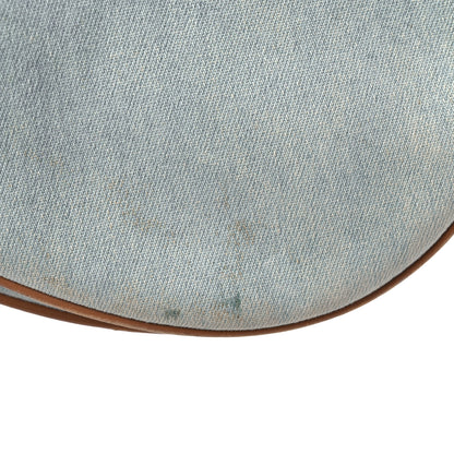 Christian Dior Denim Calfskin Saddle Bag Light Blue 10 of 14
