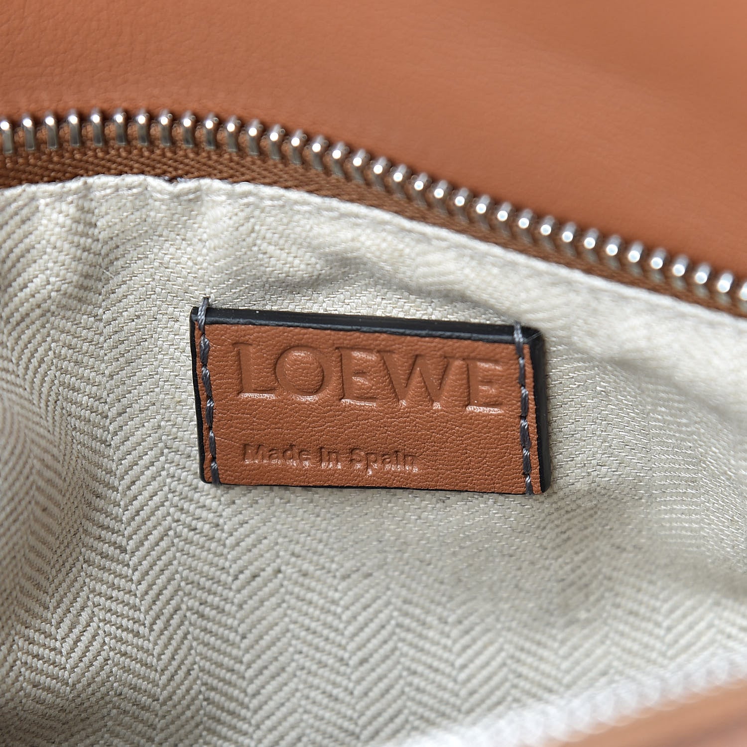 Loewe Calfskin Small Puzzle Bag Stone Blue Indigo Tan 6 of 9